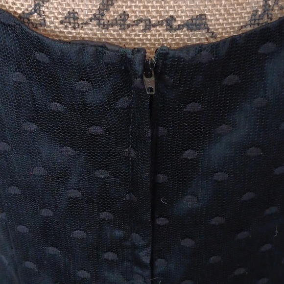 Jessica McClintock Vintage Polka Dot Retro Pinup Dress Size 12 - Picture 3 of 8